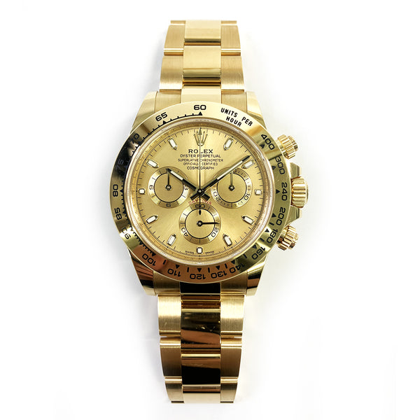 Rolex Cosmograph Daytona 116508 Champagne Dial Aug 2022