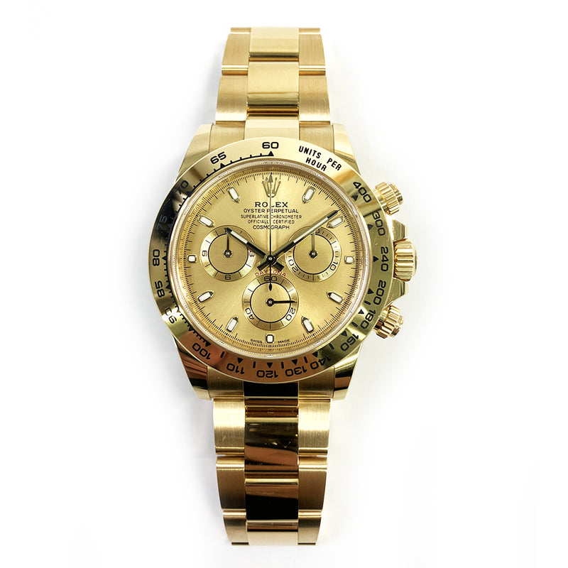 Rolex Cosmograph Daytona 116508 Champagne Dial Aug 2022