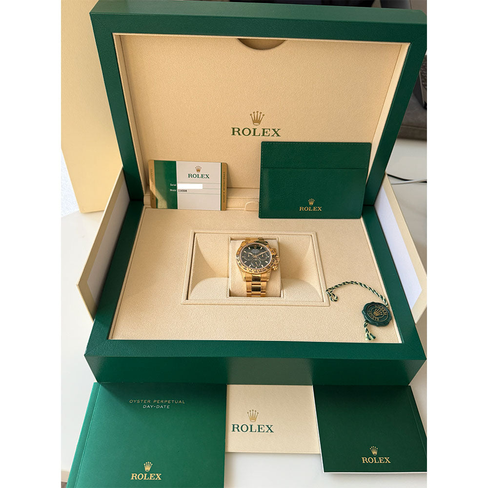 コンテナ、 Rolex Cosmograph Daytona 116508 Green Dial Dec 2018 – CHRONONATION