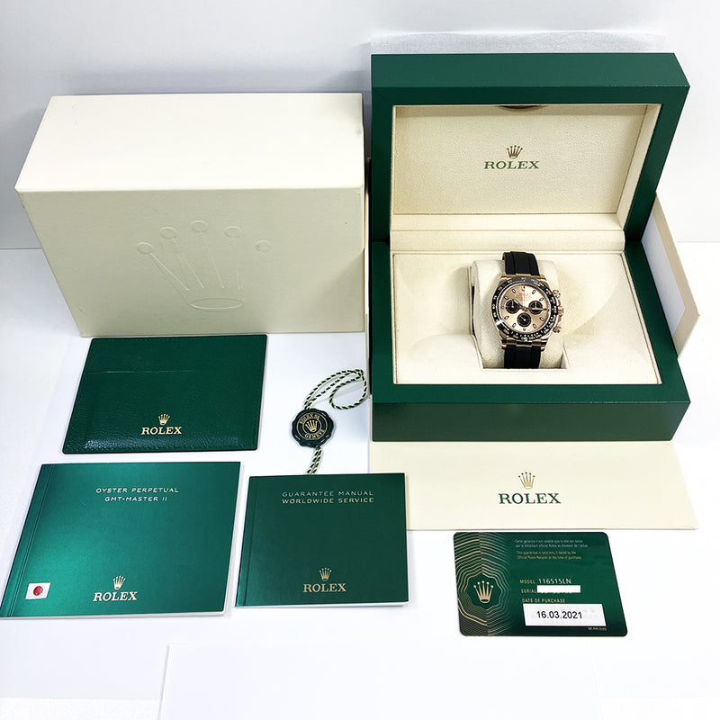 Rolex Cosmograph Daytona 116515LN Pink Dial Mar 2021