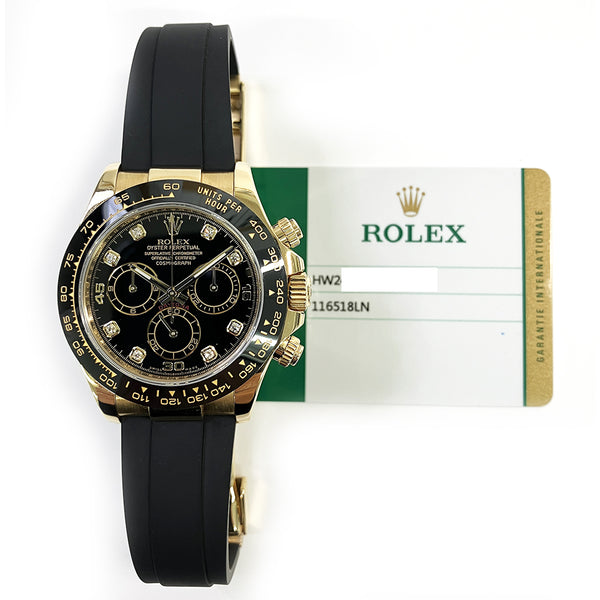 Rolex Cosmograph Daytona 116518LN Black Dial Jan 2019