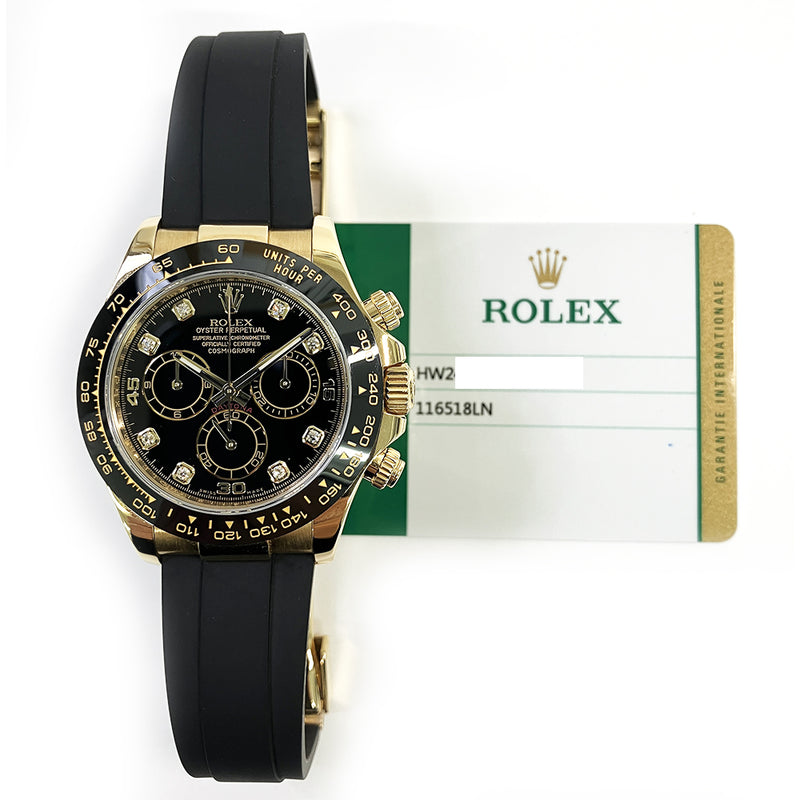 Rolex Cosmograph Daytona 116518LN Black Dial Jan 2019