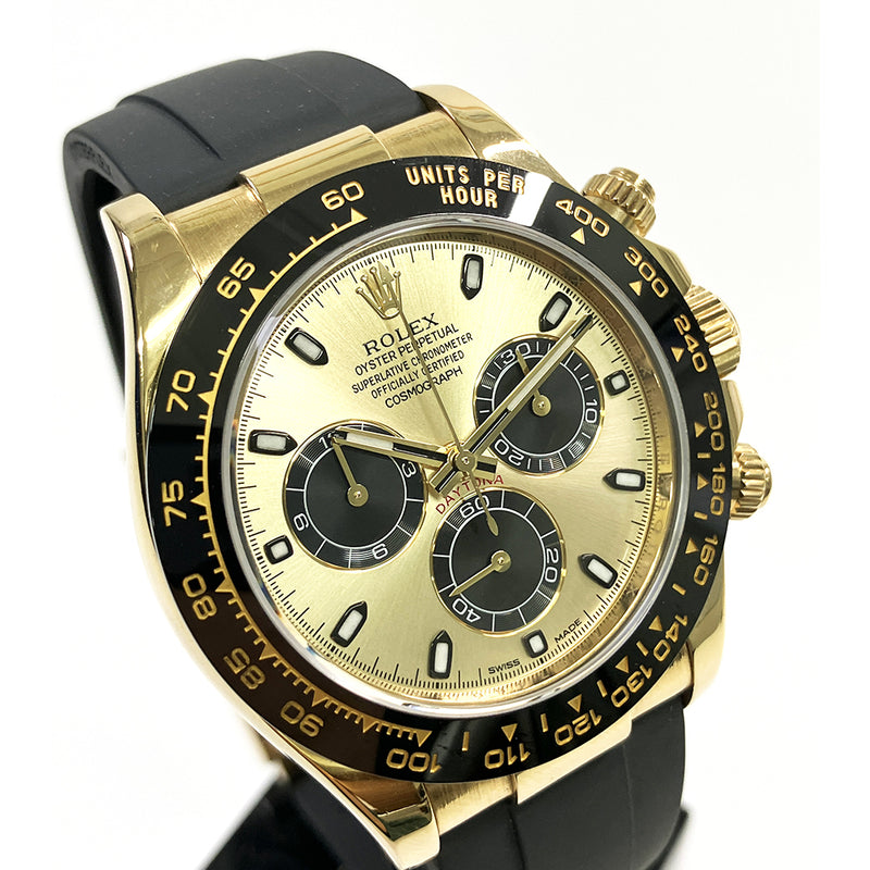 Rolex Cosmograph Daytona 116518LN Champagne Black Oct 2018