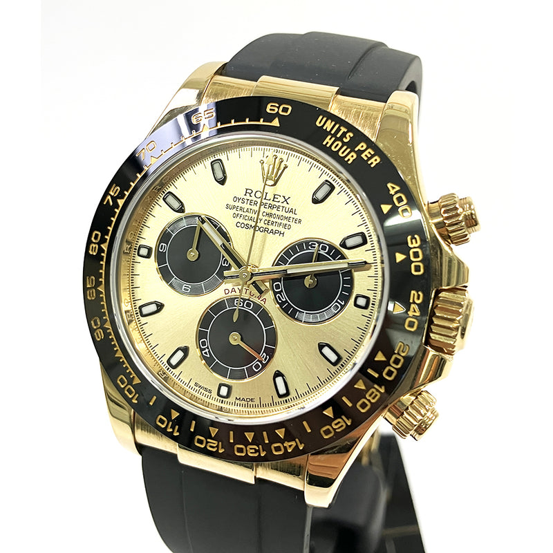 Rolex Cosmograph Daytona 116518LN Champagne Black Oct 2018