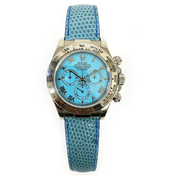 Rolex Cosmograph Daytona 116519 Turquoise Roman Dial Jul 2002