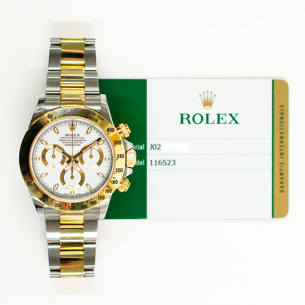 Rolex Cosmograph Daytona 116523 White Dial Jun 2015