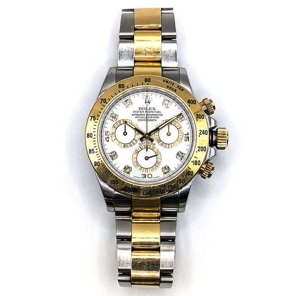 Rolex Cosmograph Daytona 116523 White Diamond Dial Sep 2015