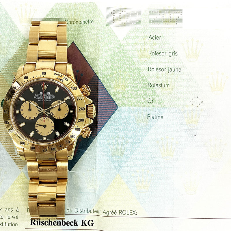 Rolex Cosmograph Daytona 116528 Black Dial Oct 2006