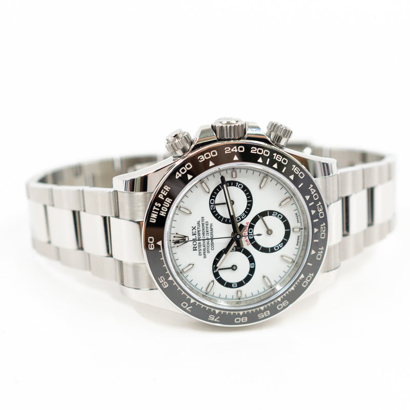 Rolex Cosmograph Daytona 126500LN White Dial Jan 2025