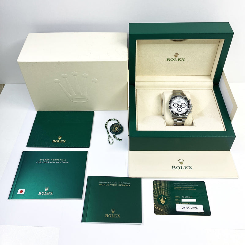 Rolex Cosmograph Daytona 126500LN White Dial Nov 2024