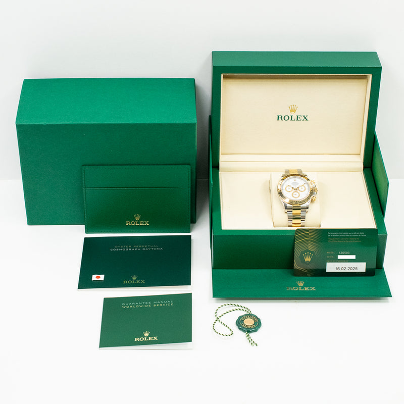 Rolex Cosmograph Daytona 126503 White Dial Feb 2025