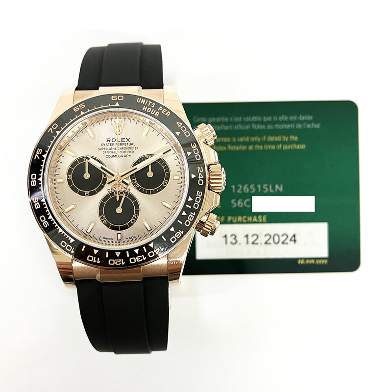 Rolex Cosmograph Daytona 126515LN Sundust Dial Dec 2024