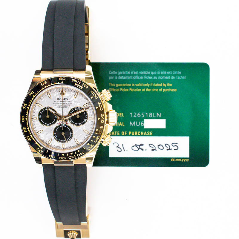 Rolex Cosmograph Daytona 126518LN Meteorite Dial Jul 2025