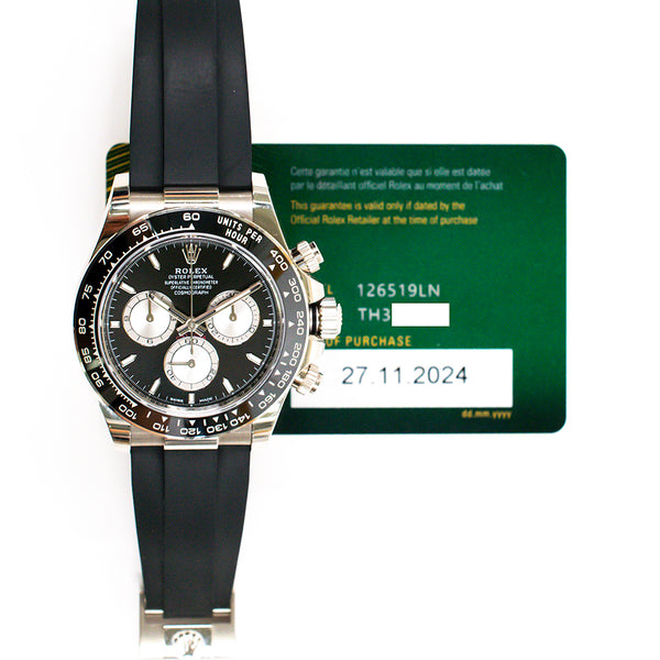 Rolex Cosmograph Daytona 126519LN Black Dial Nov 2024