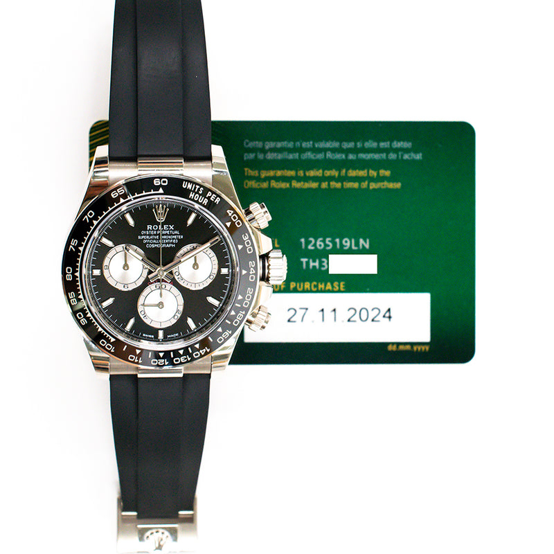 Rolex Cosmograph Daytona 126519LN Black Dial Nov 2024