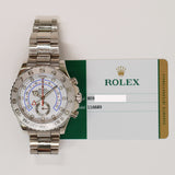 Rolex Cosmograph Daytona White Gold 116689 White Dial Dec 2017 - View 2
