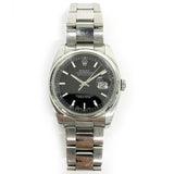 Rolex Datejust 116200 Black Dial Oct 2008