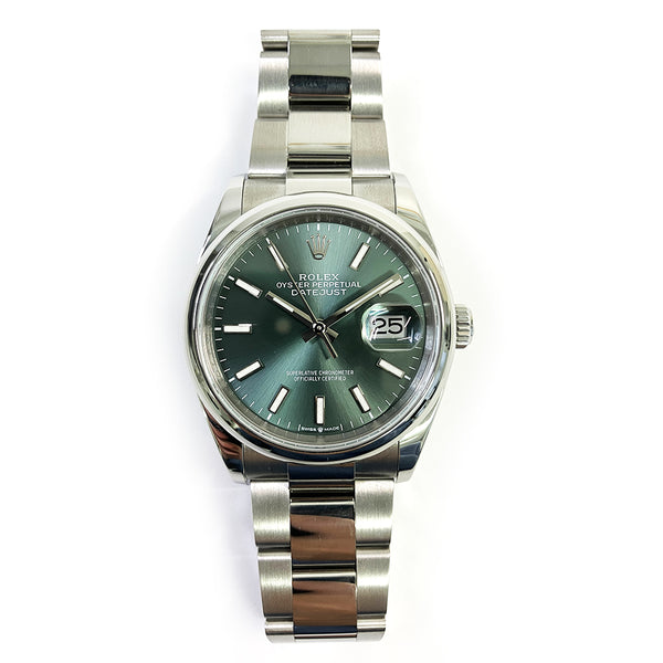 Rolex Datejust 116200 Mint Green Dial Dec 2022