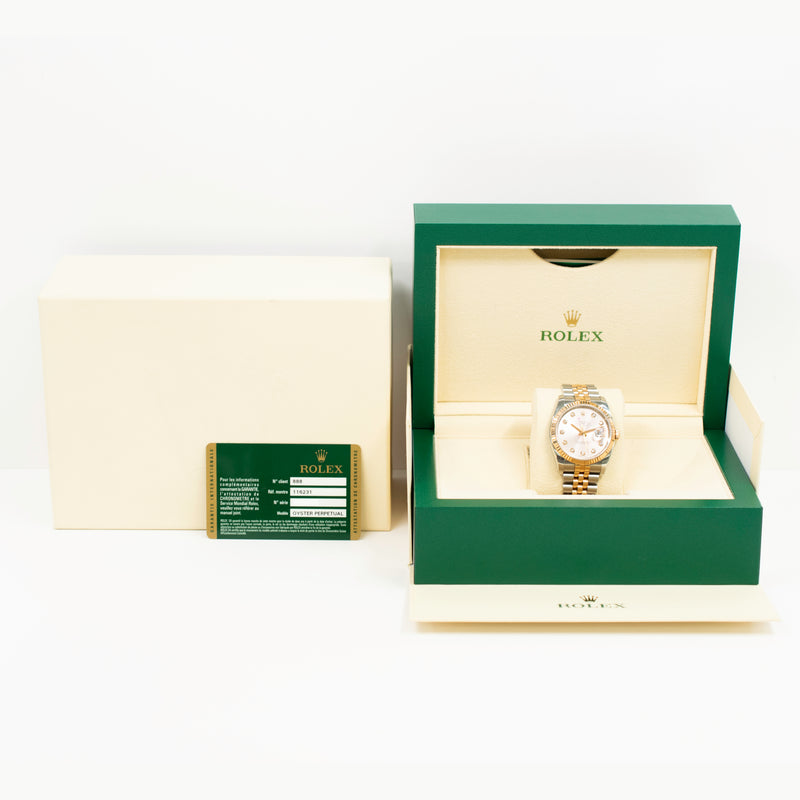 Rolex Datejust 116231 Pink Diamond Dial Nov 2010