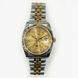 Rolex Datejust 116233G Champagne Jubilee Diamond Dial Aug 2010
