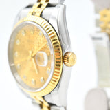 Rolex Datejust 116233 Champagne Jubilee Diamond Dial Aug 2012