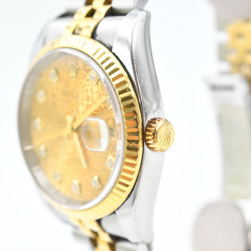 Rolex Datejust 116233 Champagne Jubilee Diamond Dial Aug 2012
