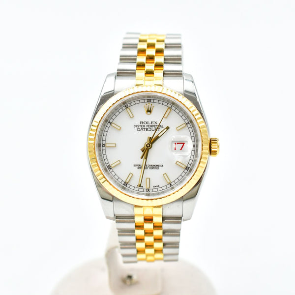Rolex Datejust 116233 White Dial 
