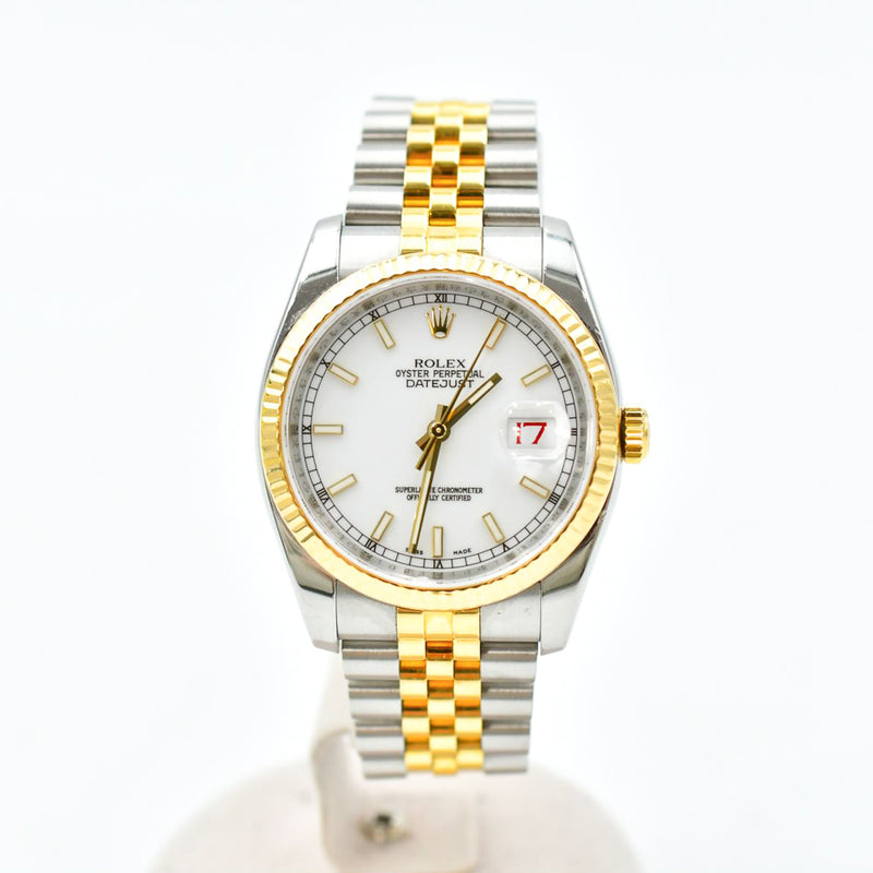 Rolex Datejust 116233 White Dial 