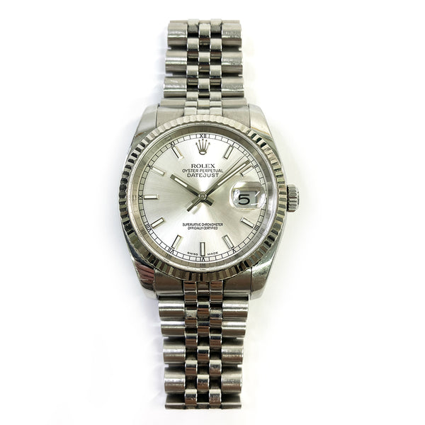 Rolex Datejust 116234 Silver Dial Dec 2005