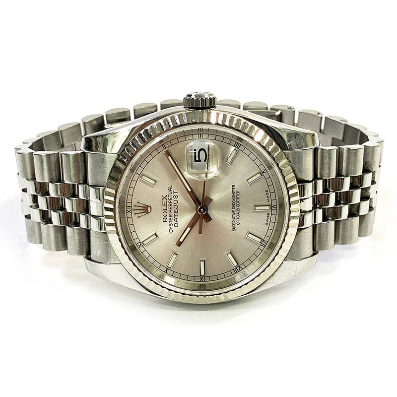 Rolex Datejust 116234 Silver Dial Dec 2005