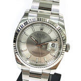 Rolex Datejust 116234 Silver Tuxedo Dial Apr 2016
