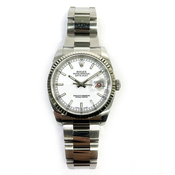 Rolex Datejust 116234 White Dial Nov 2016