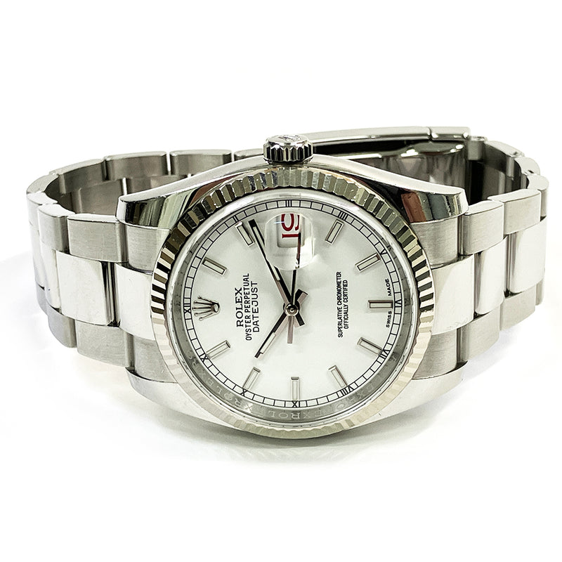 Rolex Datejust 116234 White Dial Nov 2016