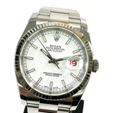 Rolex Datejust 116234 White Dial Nov 2016