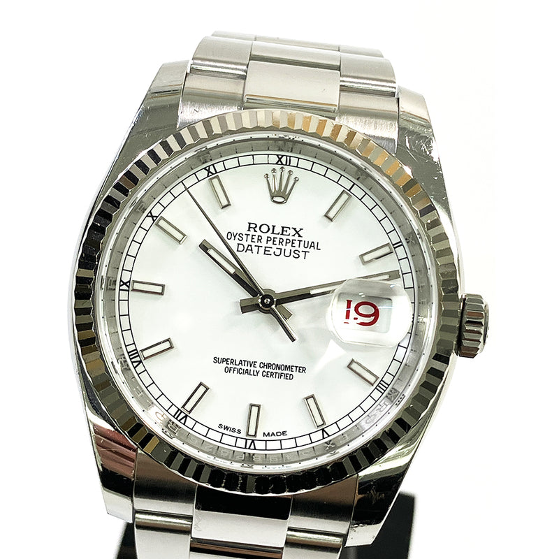 Rolex Datejust 116234 White Dial Nov 2016