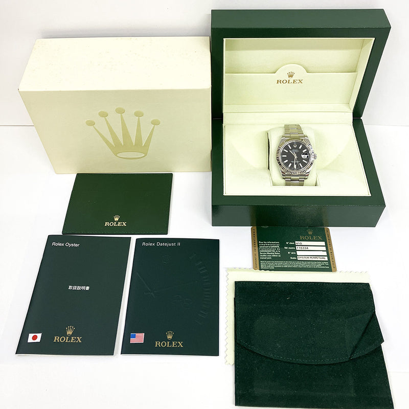 Rolex Datejust 116334 Black Dial Jun 2012