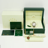 Rolex Datejust 116334 Silver Diamond Dial Apr 2014