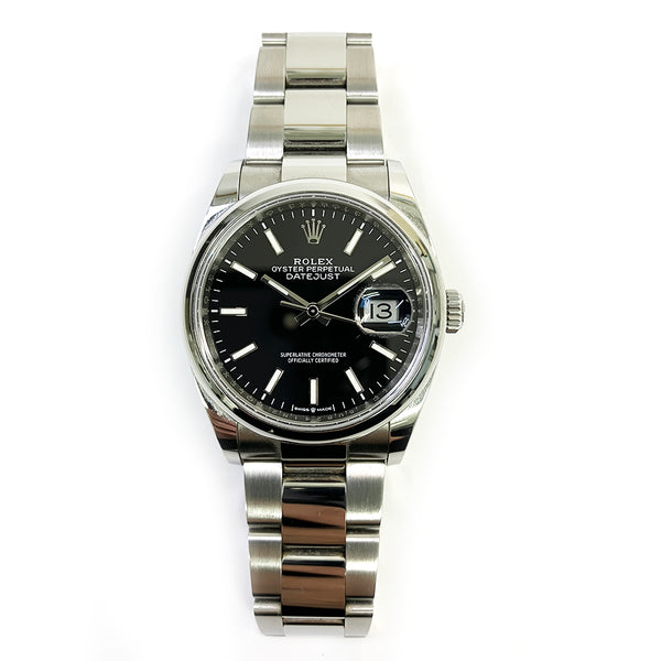 Rolex Datejust 126200 Black Dial Jan 2021
