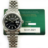 Rolex Datejust 126200 Black Dial Jan 2021 2