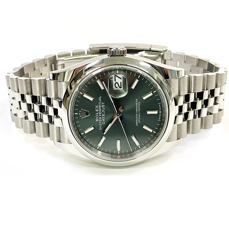Rolex Datejust 126200 Mint Green Dial Mar 2025