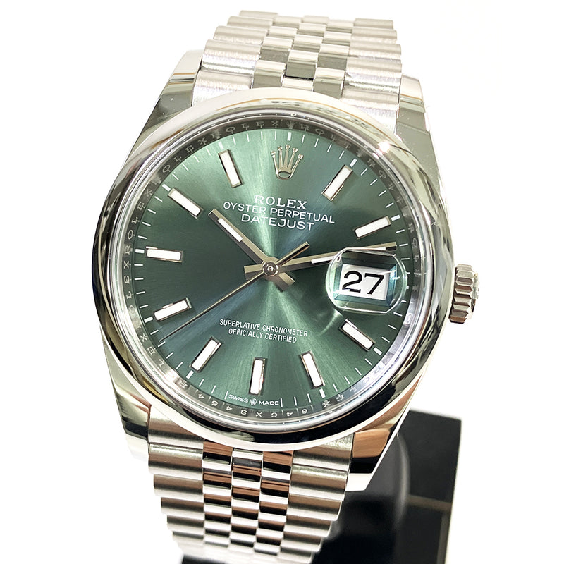 Rolex Datejust 126200 Mint Green Dial Mar 2025