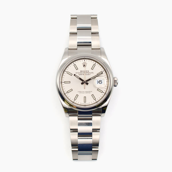 Rolex Datejust 126200 Silver Dial Jan 2022