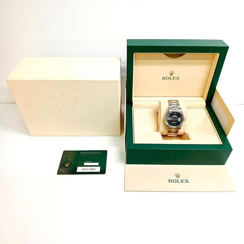 Rolex Datejust 126200 Wimbledon Dial Jan 2025