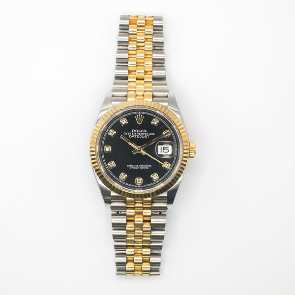 Rolex Datejust 126233 Black Diamond Dial Jun 2021