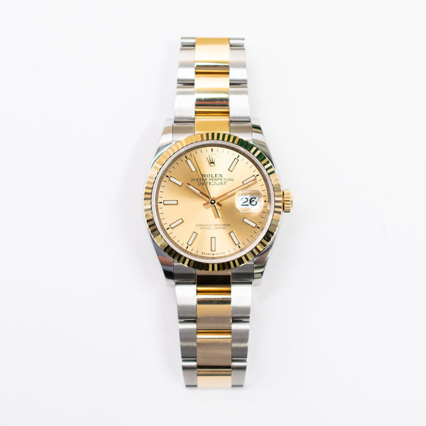 Rolex Datejust 126233 Champagne Dial Dec 2019