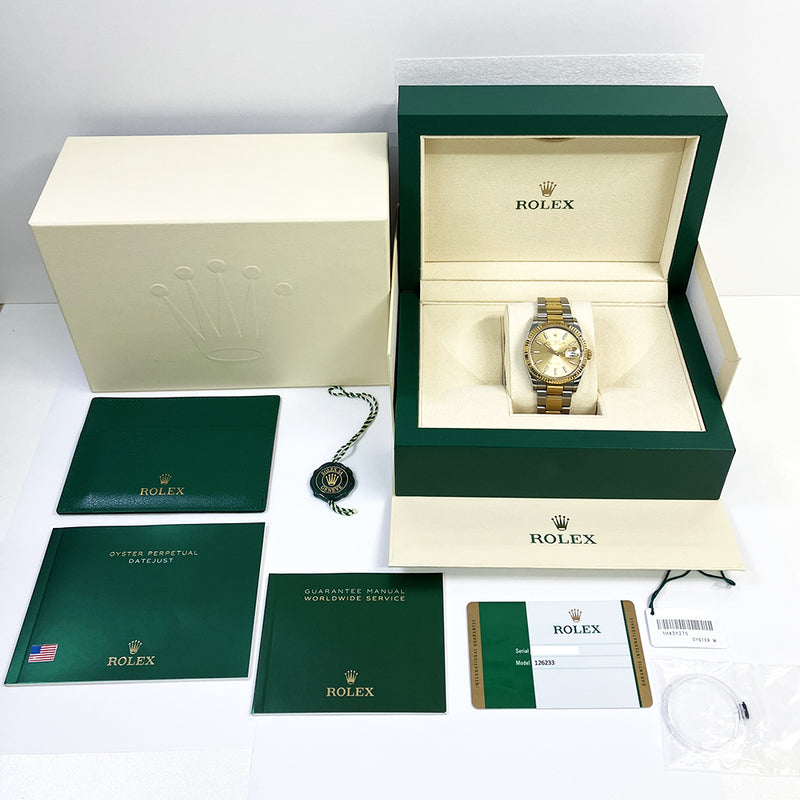 Rolex Datejust 126233 Champagne Dial Feb 2020 2