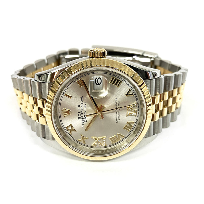 【おすすめ】 Rolex Datejust 126233 Silver VI&IX Diamond Dial – CHRONONATION 時計