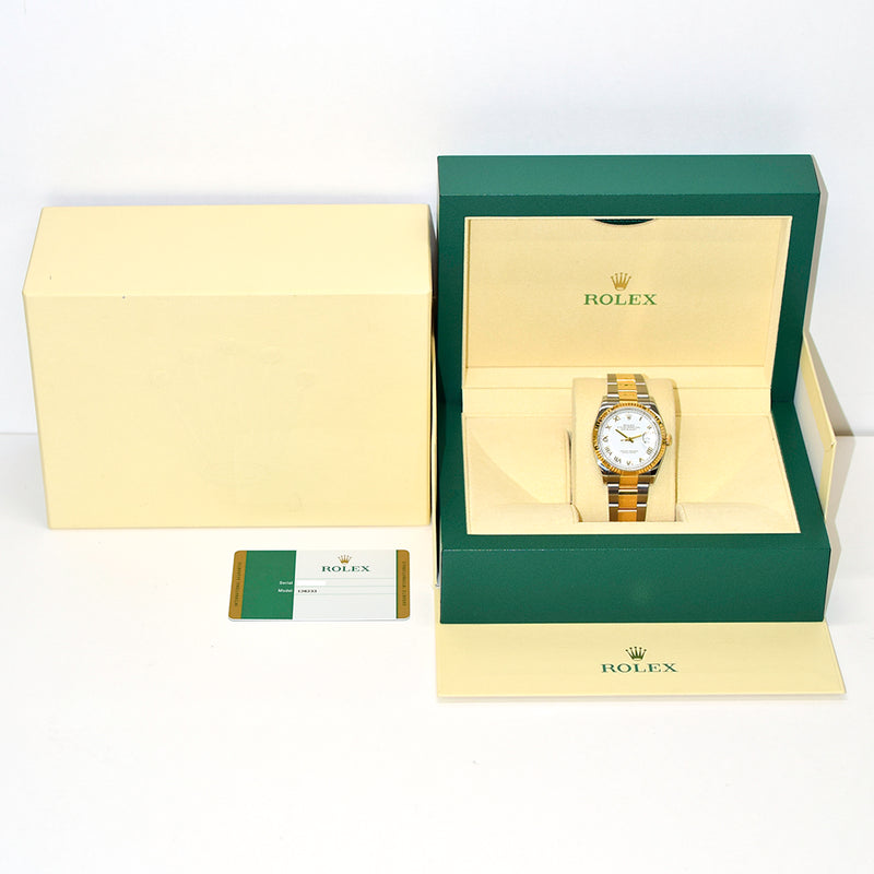 Rolex Datejust 126233 White Roman Dial Sep 2018