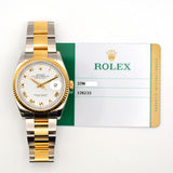 Rolex Datejust 126233 White Roman Dial Sep 2018