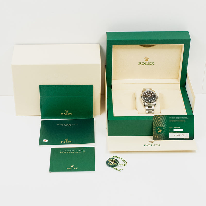 Rolex Datejust 126234 Black Dial May 2022